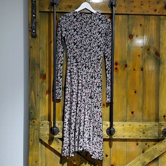 VINTAGE FLORAL DRESS ISABEL MARANT ETOILE LONG WOMENS DIESELPUNK FARM ROMANTIC - Picture 5 of 10